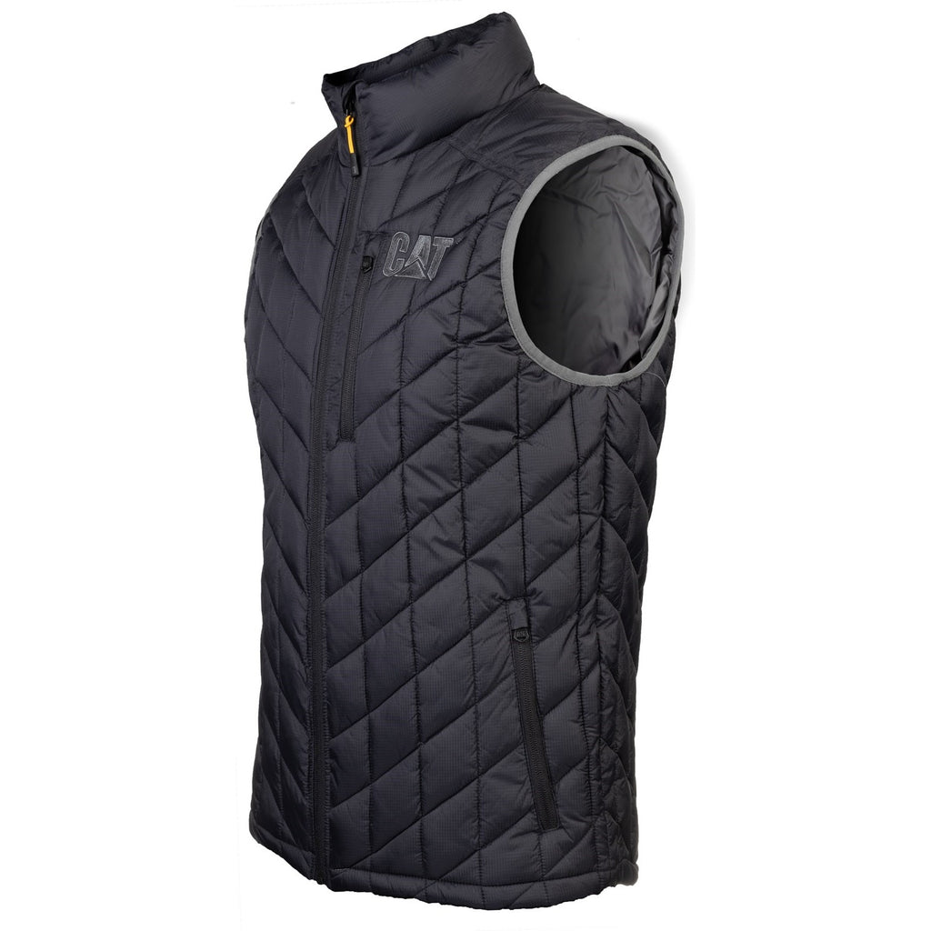 Caterpillar Insulated Charcoal Geïsoleerde Vesten Heren Zwart  Belgie |  YKJBQ-8564