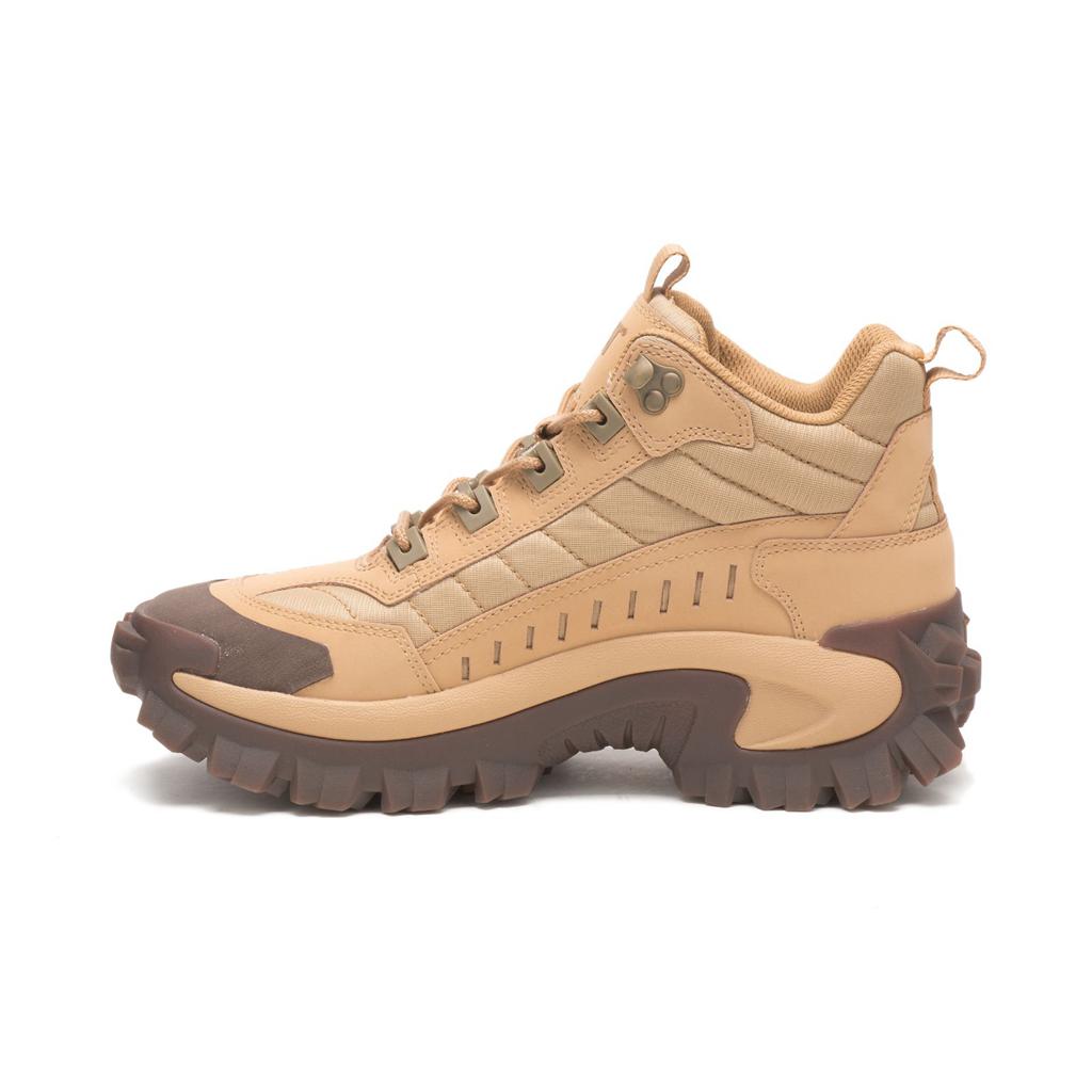 Caterpillar Intruder Mid Sneakers Dames Khaki  Belgie |  AJCPR-5769