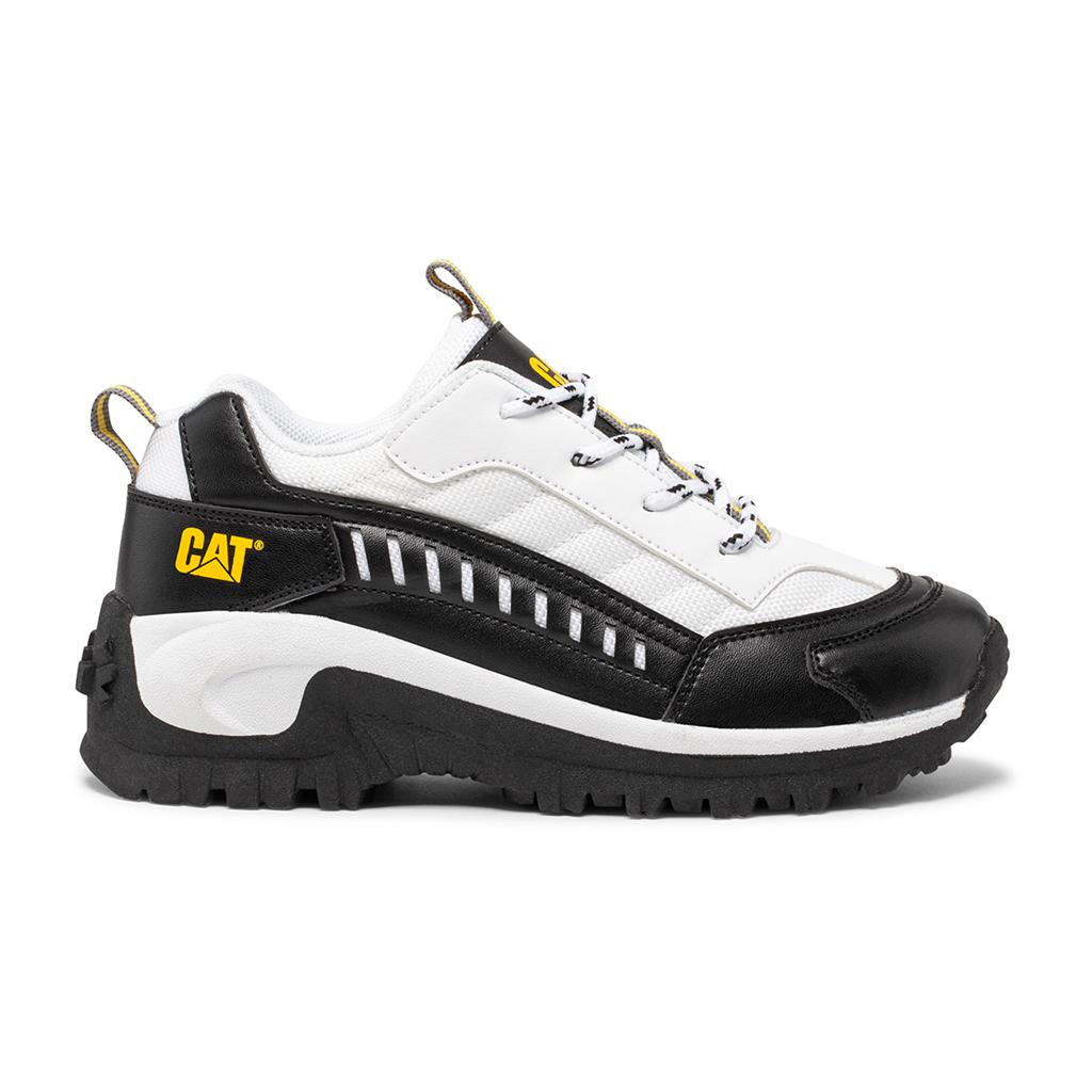 Caterpillar Intruder Sneakers Kinderen White/Black  Belgie |  XCJNS-5263