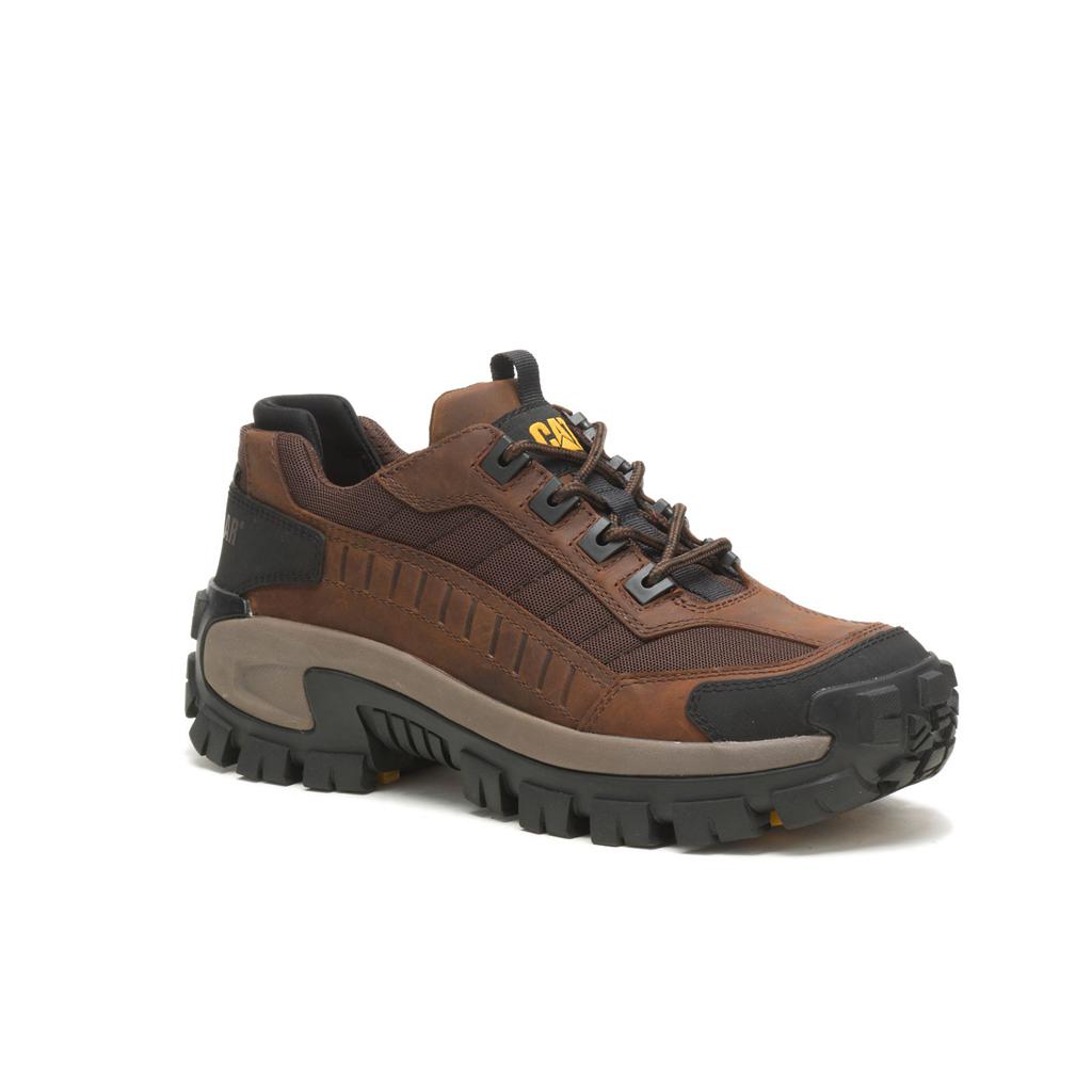 Caterpillar Invader Steel Neus Steel Toe Shoes Heren Donkerbruin  Belgie |  DTFIR-3956