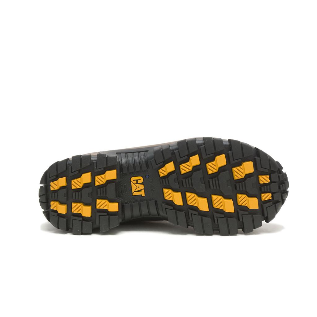 Caterpillar Invader Steel Neus Steel Toe Shoes Heren Donkerbruin  Belgie |  DTFIR-3956