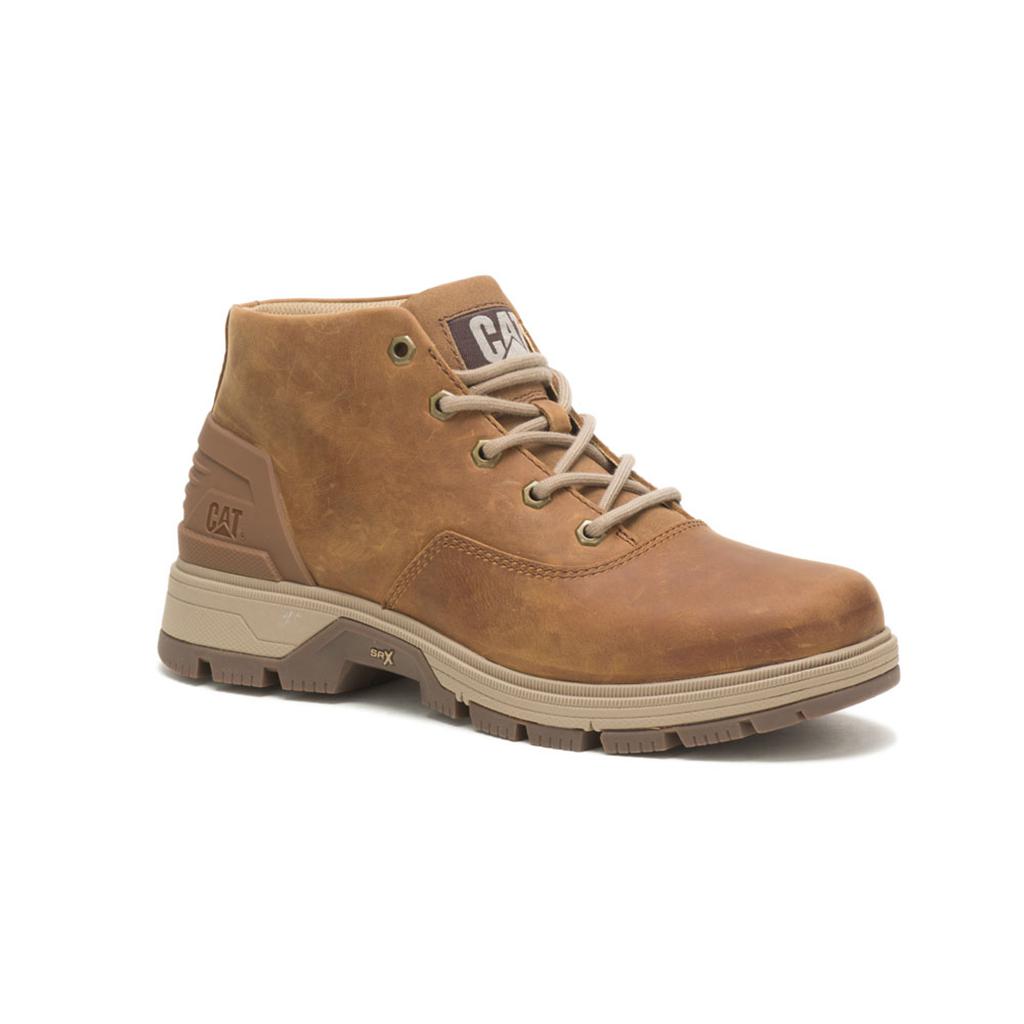 Caterpillar Leverage Chukka Laarzen Heren Donkerbeige  Belgie |  OIULS-7210