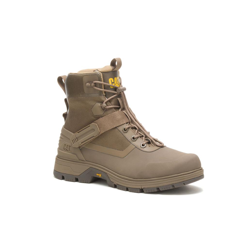 Caterpillar Leverage Gesp Wandellaarzen Heren Khaki  Belgie |  NFLWX-4628