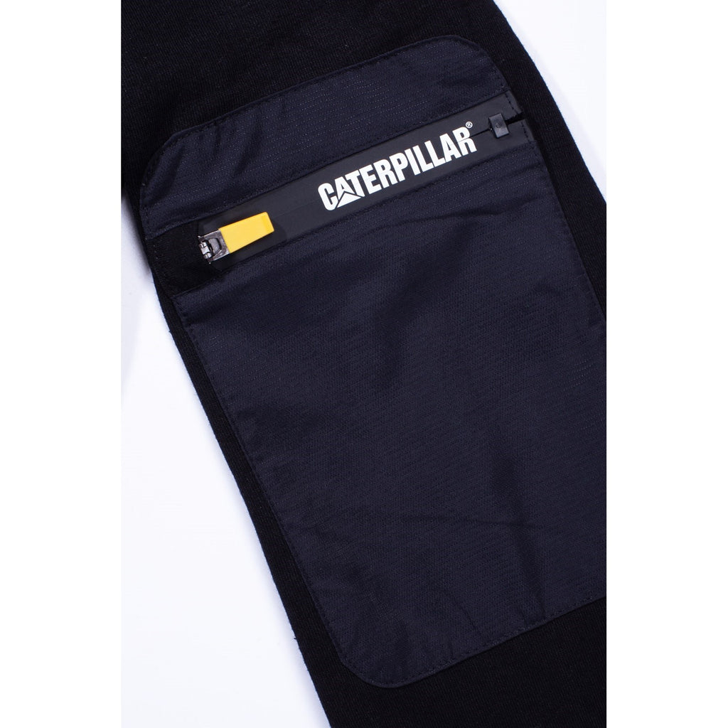 Caterpillar Loopback Full Zip Hoodie Sweatshirts Heren Zwart  Belgie |  FZTQU-5728