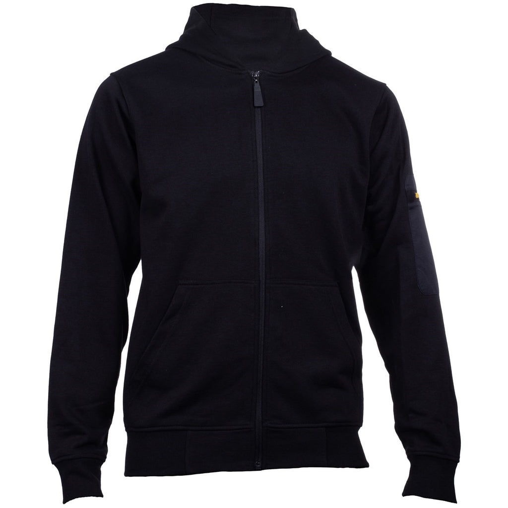 Caterpillar Loopback Full Zip Hoodie Sweatshirts Heren Zwart  Belgie |  FZTQU-5728