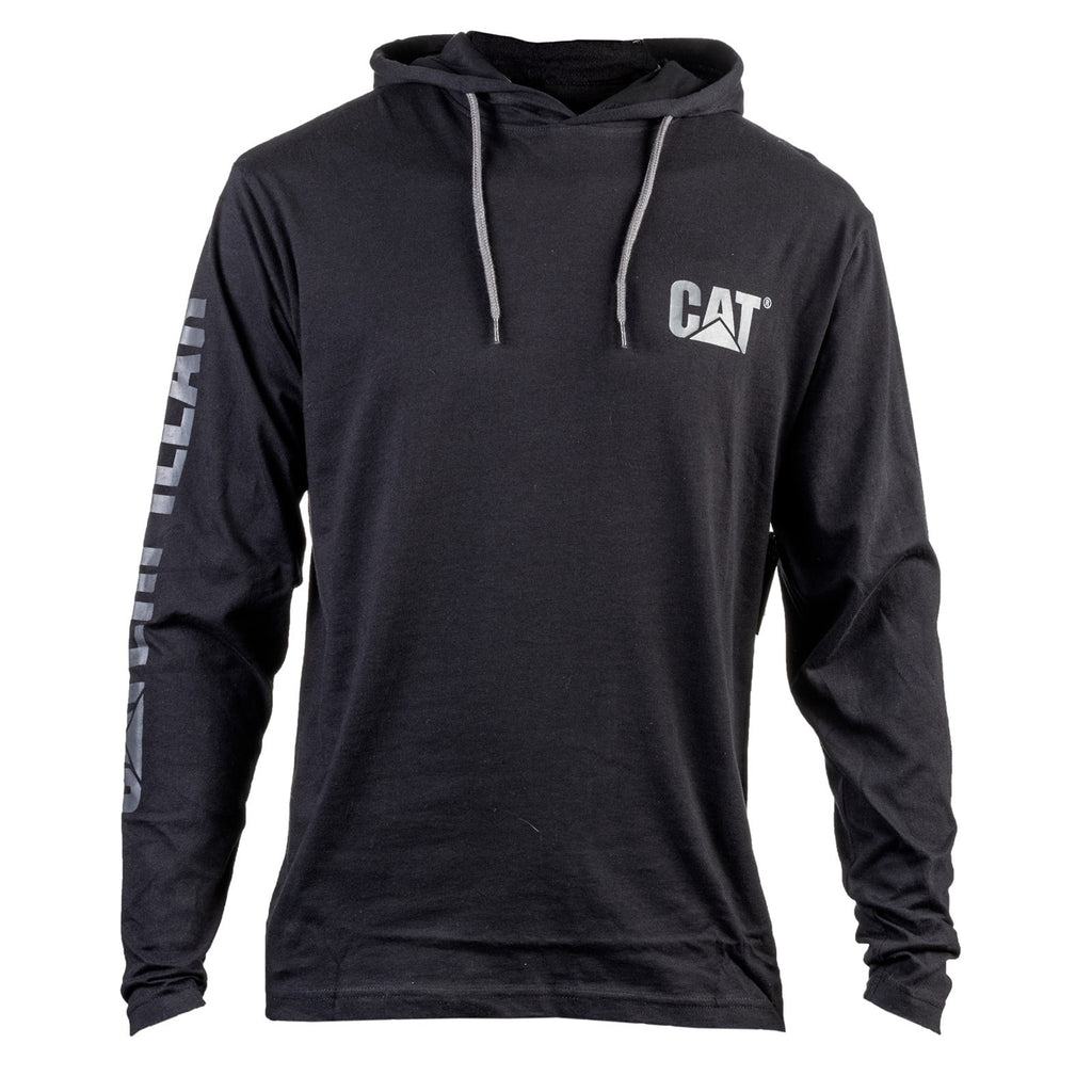 Caterpillar Met Capuchon Long Sleeve T-shirts Heren Zwart  Belgie |  FGWVK-3579