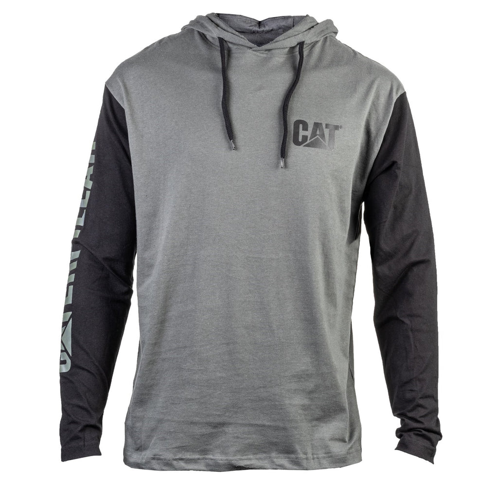 Caterpillar Met Capuchon Long Sleeve T-shirts Heren Donkergrijs  Belgie |  PIBMD-6952