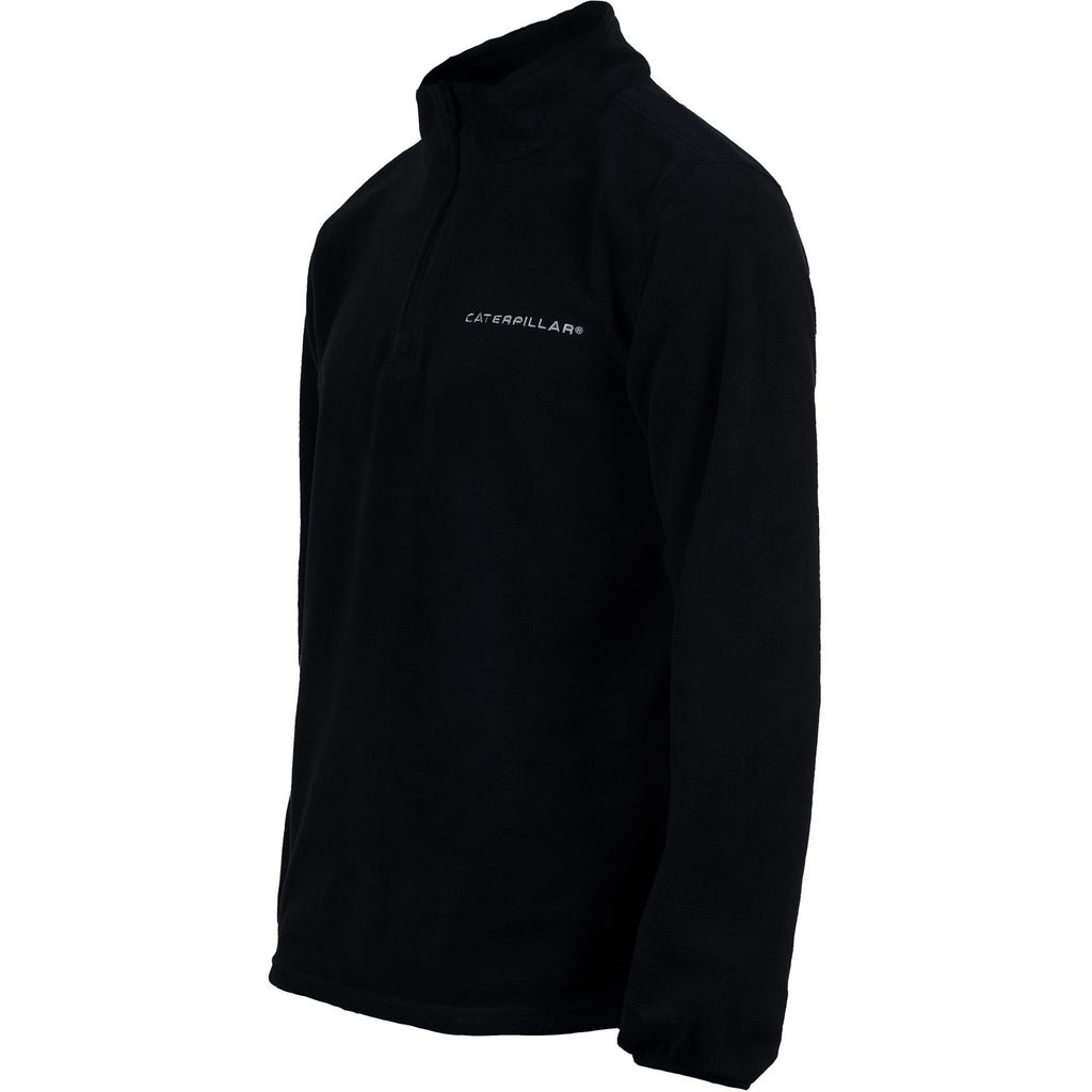 Caterpillar Microfleece Quarter Zip Fleeces Heren Zwart  Belgie |  KFGHL-6397