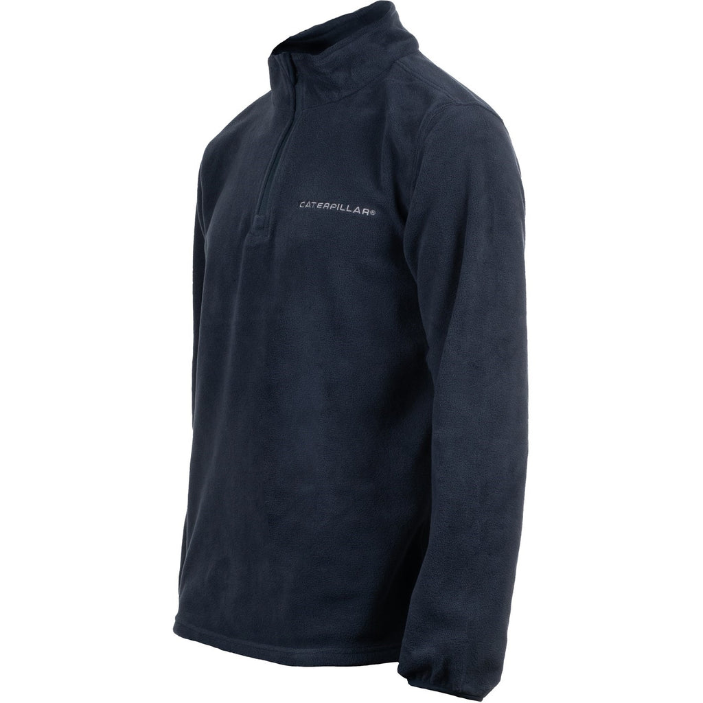 Caterpillar Microfleece Quarter Zip Fleeces Heren Donkerblauw  Belgie |  MUGZB-6590