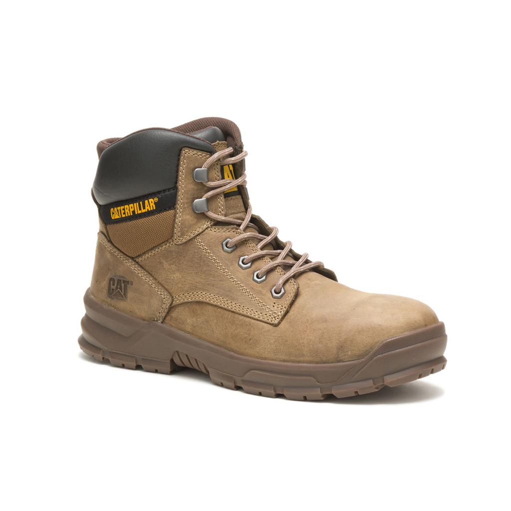 Caterpillar Mobilize Alloy Neus Werklaarzen Heren Khaki  Belgie |  USZMF-0328