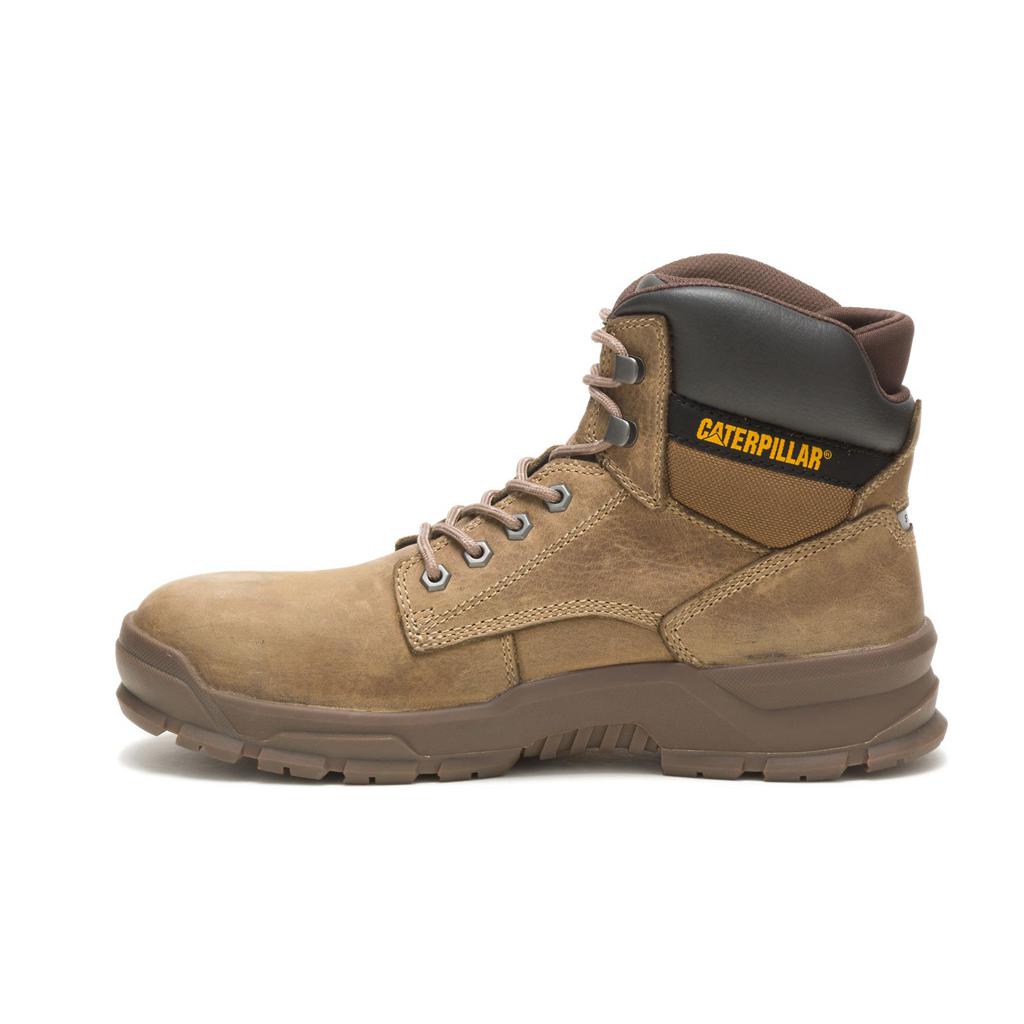 Caterpillar Mobilize Alloy Neus Werklaarzen Heren Khaki  Belgie |  USZMF-0328