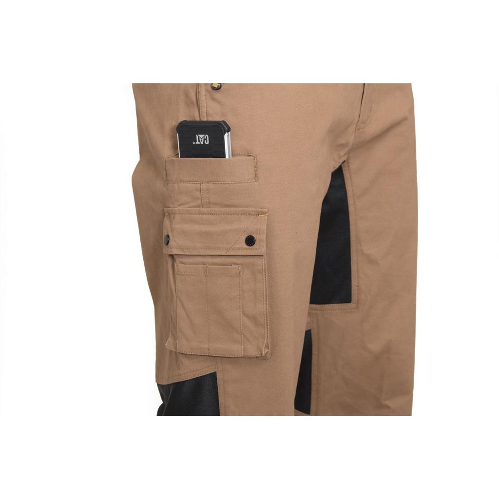 Caterpillar Operator Flex Broek Heren Khaki  Belgie |  RLYPO-6593