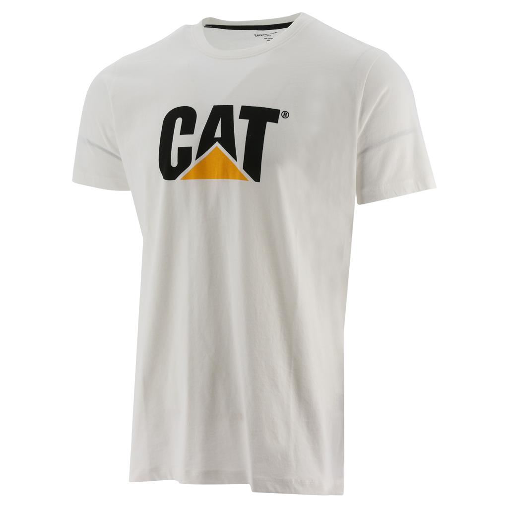 Caterpillar Original Logo T-Shirts Heren Wit  Belgie |  LJVQF-2730