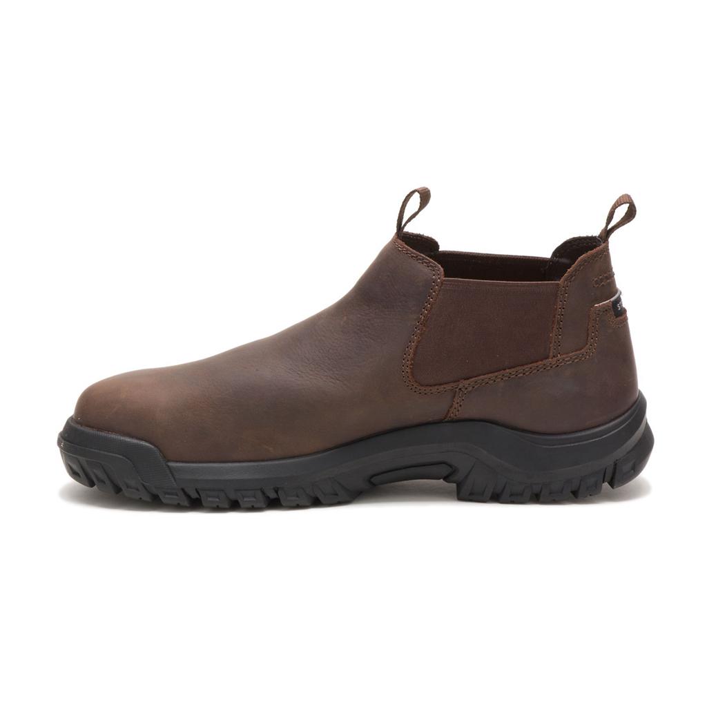 Caterpillar Outline Slip-on Steel Neus Laarzen Met Stalen Neus Heren Bruin  Belgie |  ZXOAS-1243