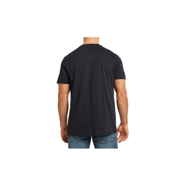 Caterpillar Overlap T-shirts Heren Zwart  Belgie |  HJXBY-6123