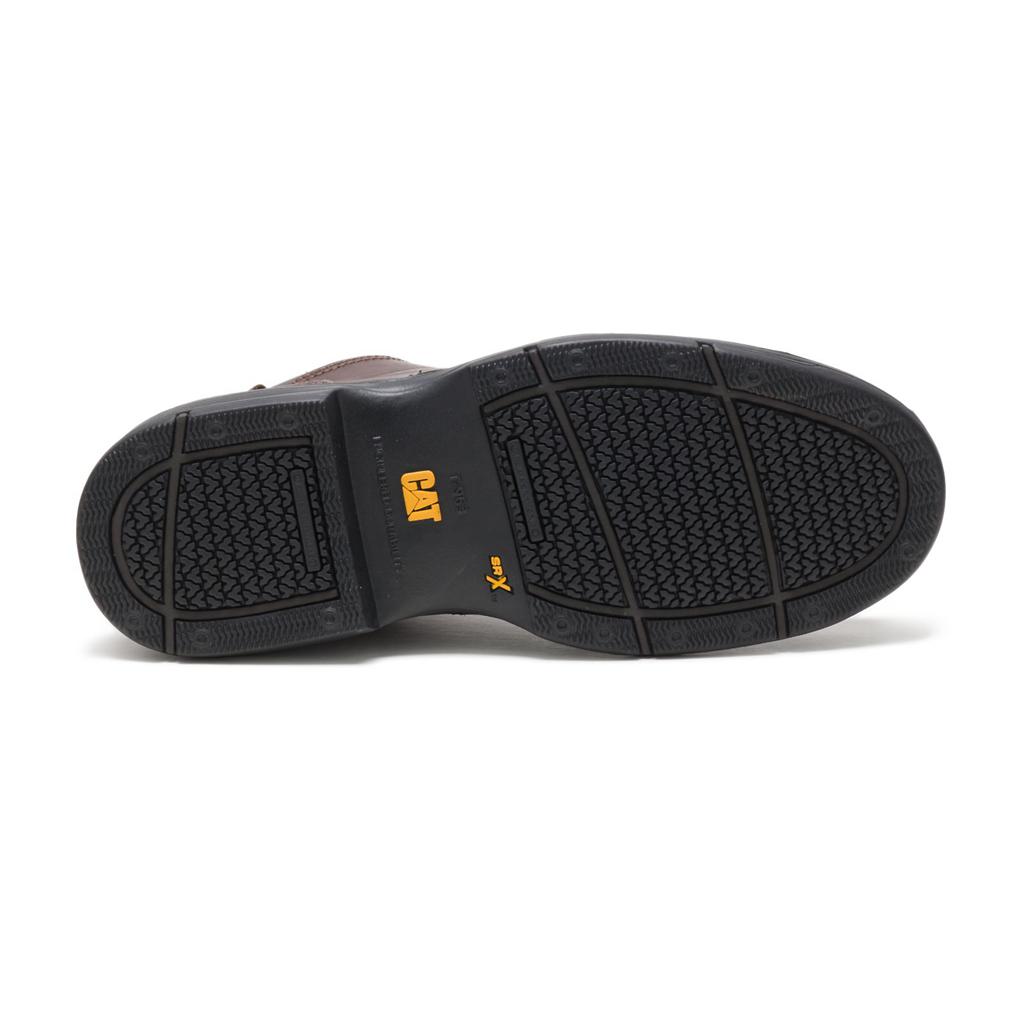 Caterpillar Oversee Steel Neus Steel Toe Shoes Heren Donkerbruin  Belgie |  ULRON-0692