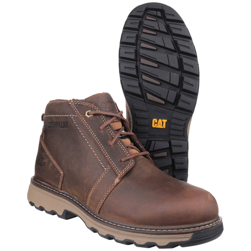 Caterpillar Parker S1 Werklaarzen Heren Donkerbeige  Belgie |  TAENJ-9734