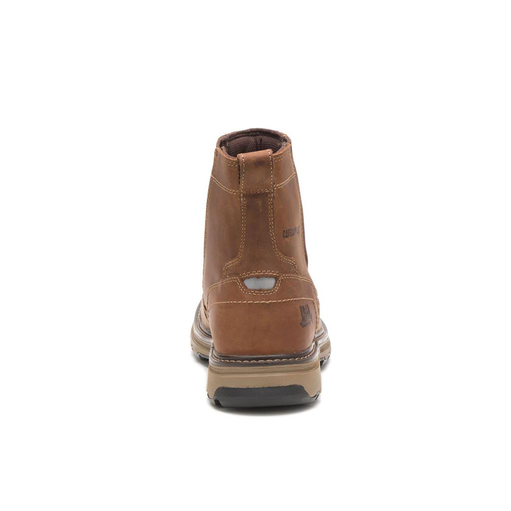 Caterpillar Pelton Slip On Heren Donkerbeige  Belgie |  LQGKI-3042