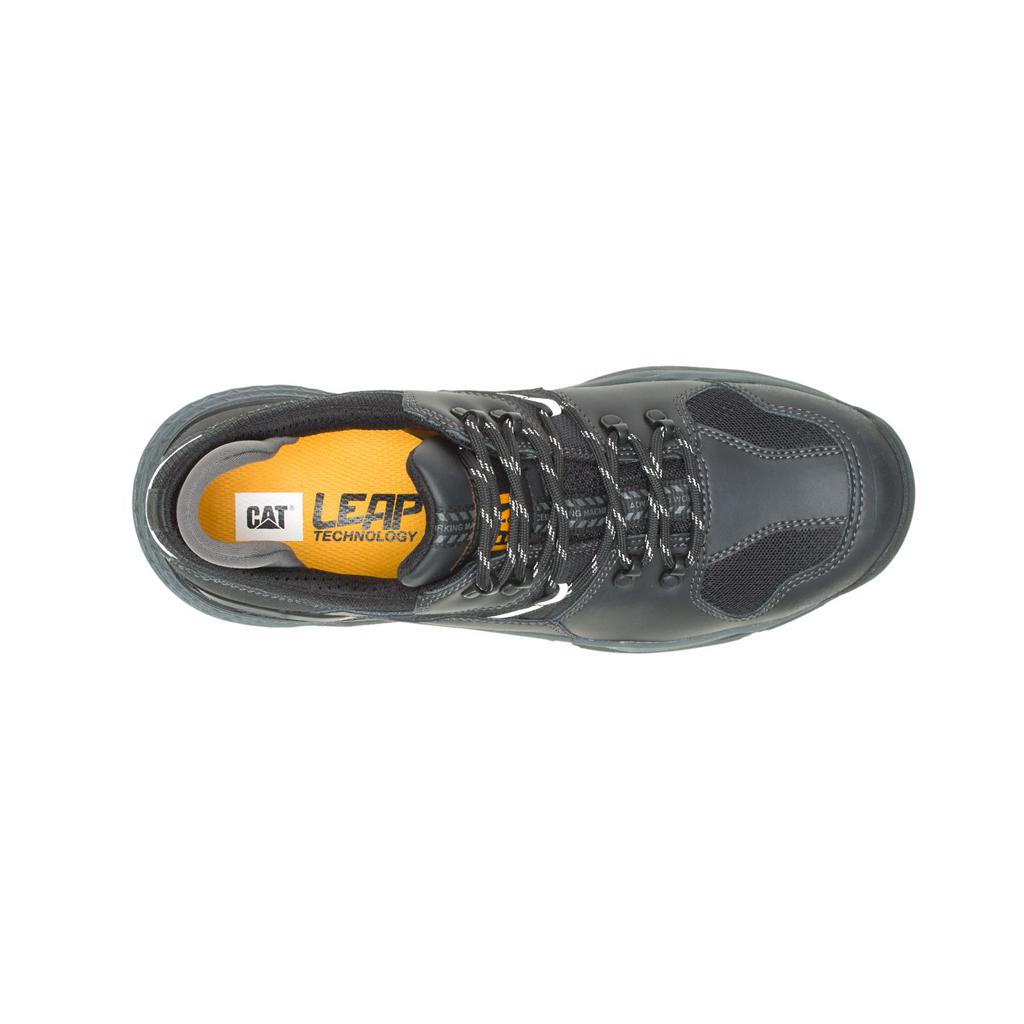 Caterpillar Provoke Lo Waterdichte Alloy Neus Werkschoenen Heren Zwart  Belgie |  EARBY-2391