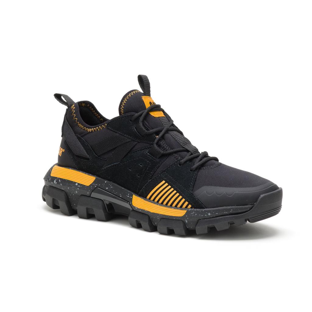 Caterpillar Raider Sport Sneakers Dames Black/Yellow  Belgie |  VBYAR-0526