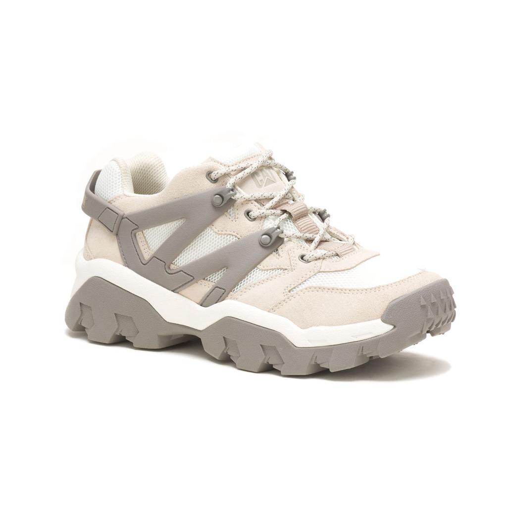 Caterpillar Reactor Sneakers Dames Wit  Belgie |  XUAEJ-5671