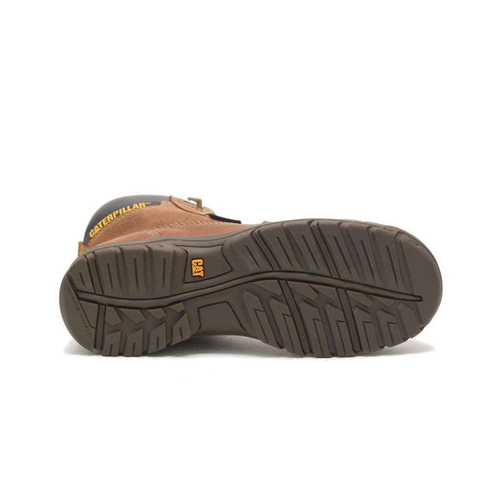 Caterpillar Resorption Waterdichte Composite Neus Slip Resistant Footwear Dames Bruin  Belgie |  BGPJX-4128