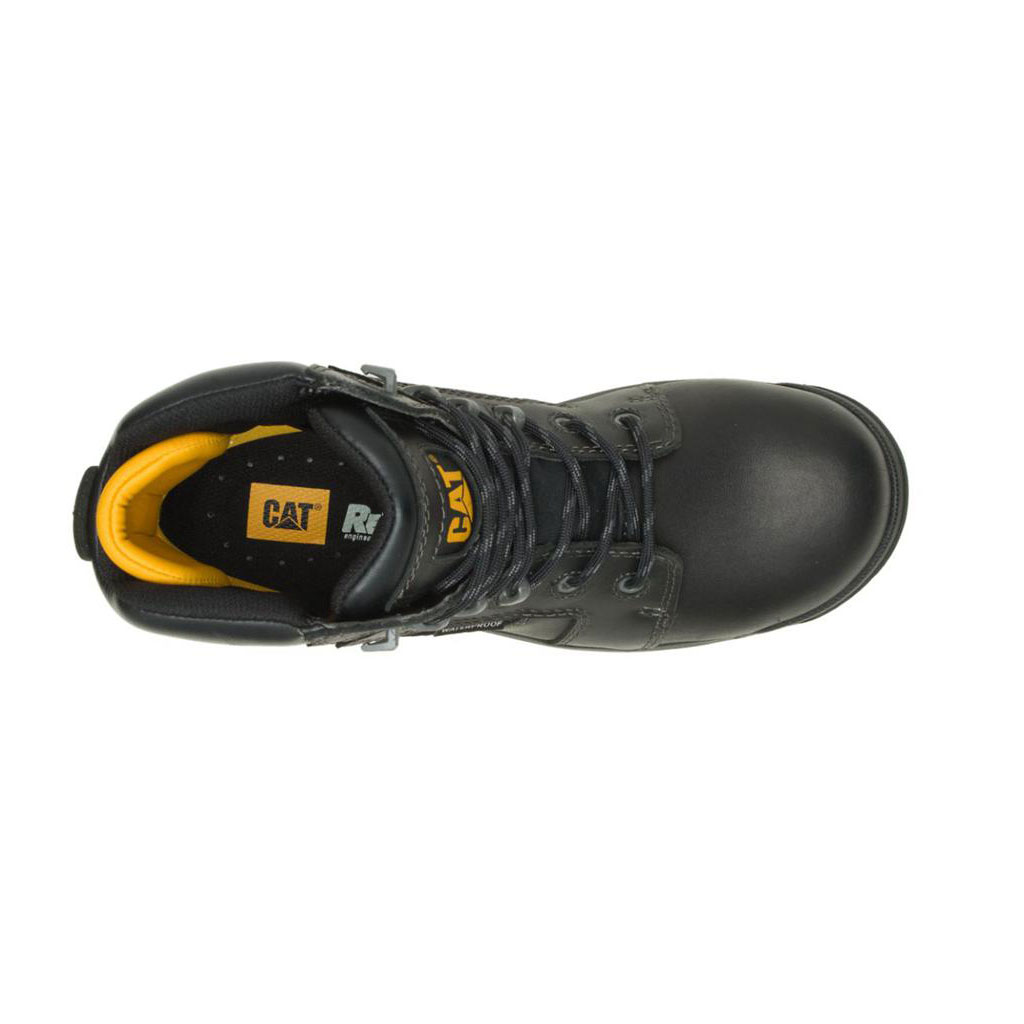 Caterpillar Resorption Waterdichte Composite Neus Slip Resistant Footwear Dames Zwart  Belgie |  RFPBN-2341