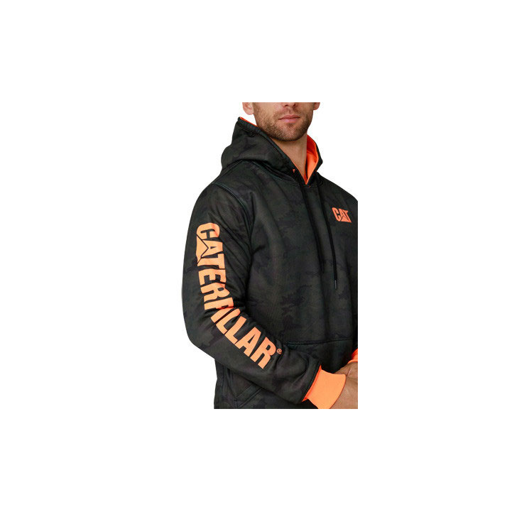 Caterpillar Reversible Banner Hoodie Sweatshirts Dames Oranje  Belgie |  FMDBR-3247