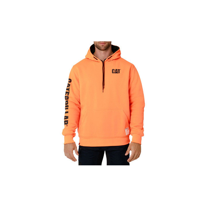 Caterpillar Reversible Banner Hoodie Sweatshirts Dames Oranje  Belgie |  FMDBR-3247