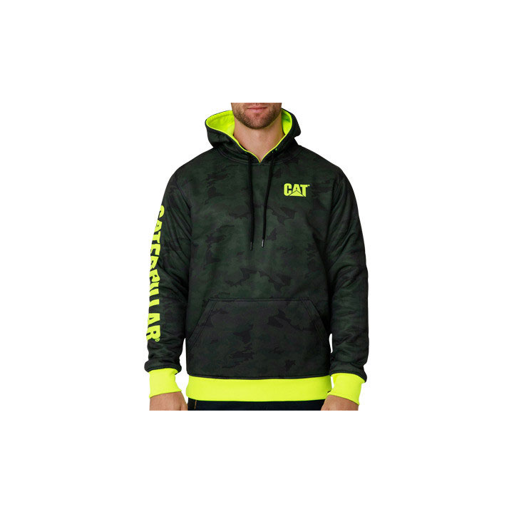 Caterpillar Reversible Banner Hoodie Sweatshirts Heren Groen  Belgie |  UMGSH-7546