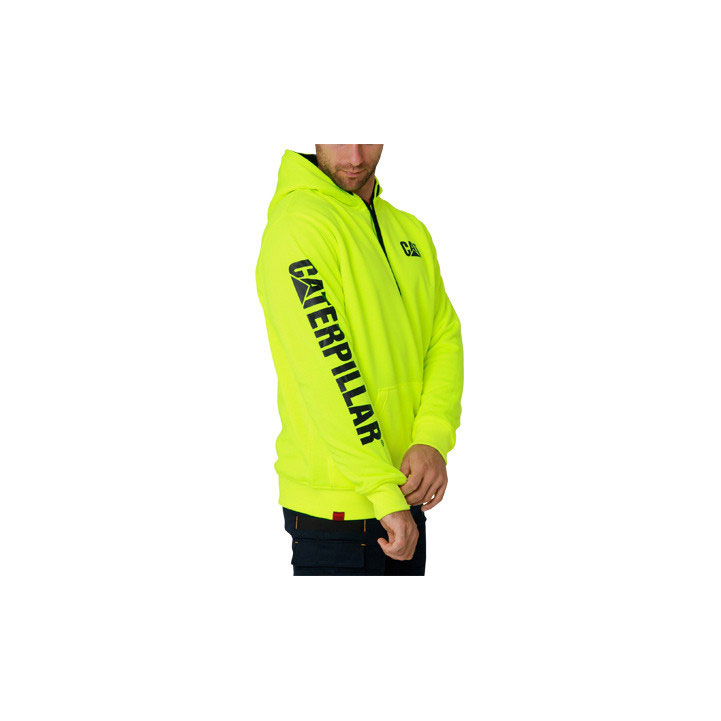 Caterpillar Reversible Banner Hoodie Sweatshirts Heren Groen  Belgie |  UMGSH-7546