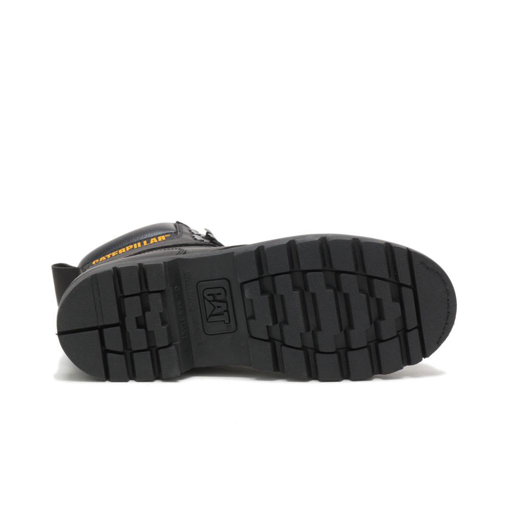 Caterpillar Second Shift - Comfortables Werklaarzen Heren Zwart  Belgie |  HWFOL-0532