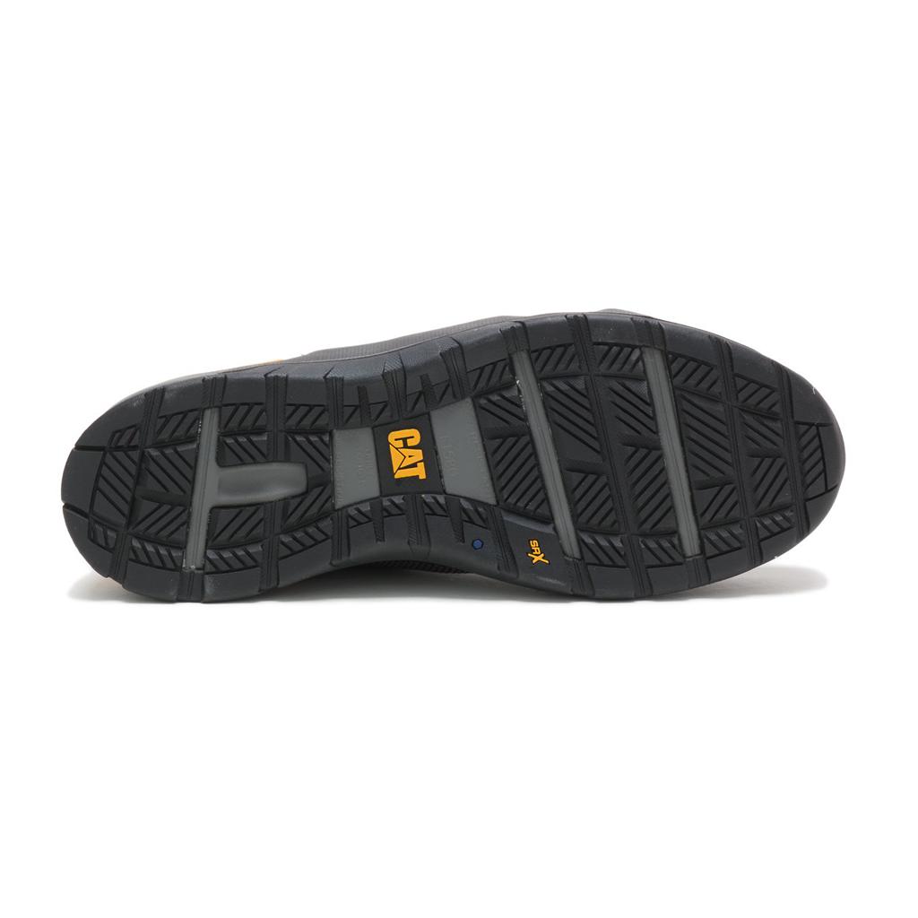 Caterpillar Sprint Mesh Moc Alloy Neus Csa Werkschoenen Heren Zwart  Belgie |  WTXPM-3107