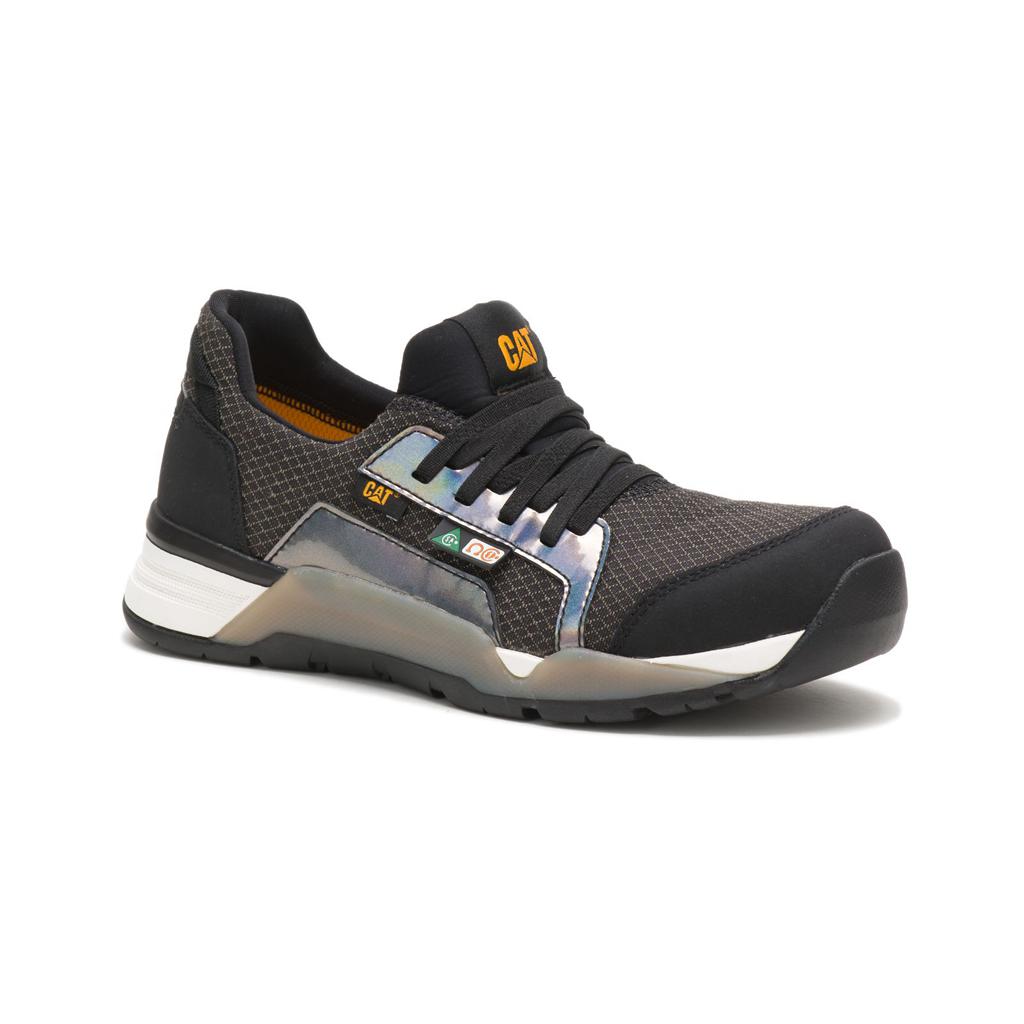 Caterpillar Sprint Textiel Alloy Neus Csa Werkschoenen Dames Zwart  Belgie |  ECFDK-7490