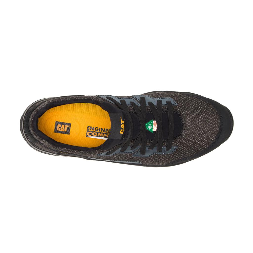 Caterpillar Sprint Textiel Alloy Neus Csa Werkschoenen Heren Zwart  Belgie |  LBCYK-6134