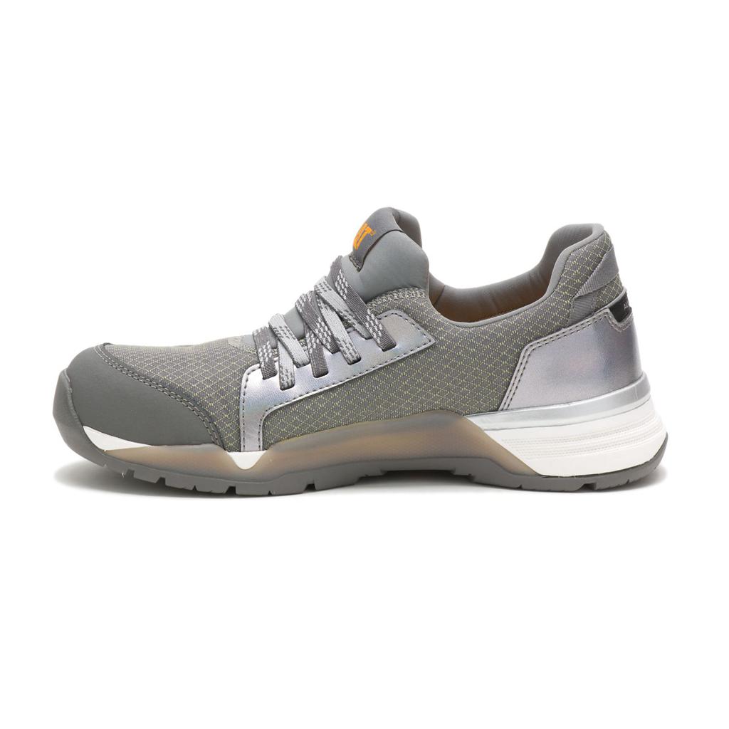 Caterpillar Sprint Textiel Alloy Neus Sneakers Dames Grijs  Belgie |  AYDRG-9136