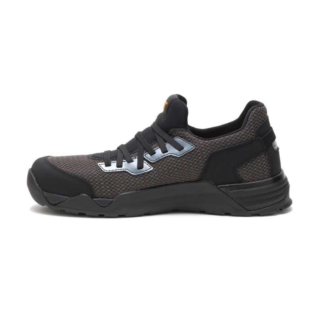 Caterpillar Sprint Textiel Alloy Neus Sneakers Heren Zwart  Belgie |  QHXDP-9071