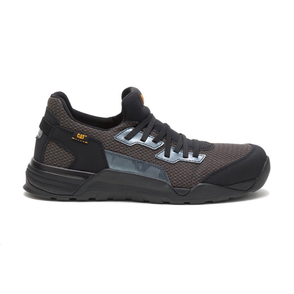 Caterpillar Sprint Textiel Alloy Neus Sneakers Heren Zwart  Belgie |  QHXDP-9071