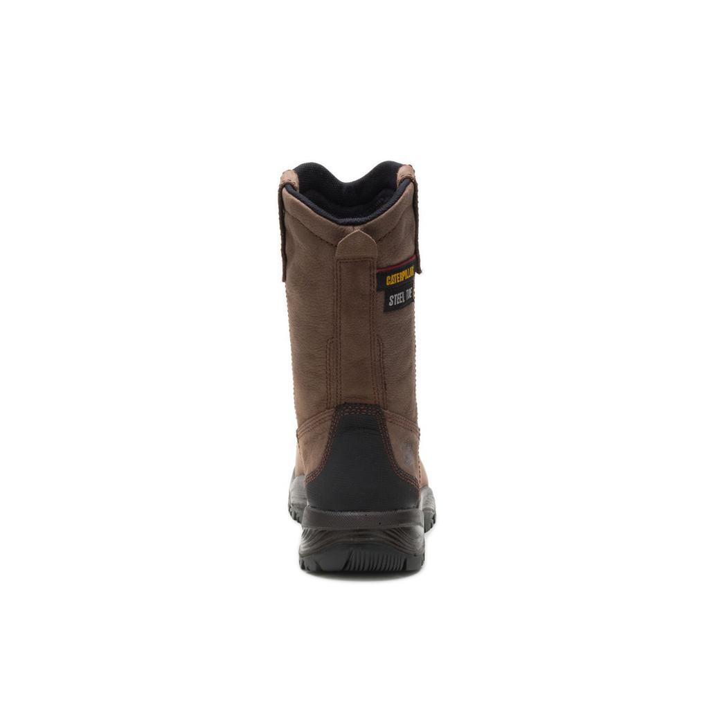 Caterpillar Spur Steel Neus Slip On Heren Bruin  Belgie |  RZFOD-9278