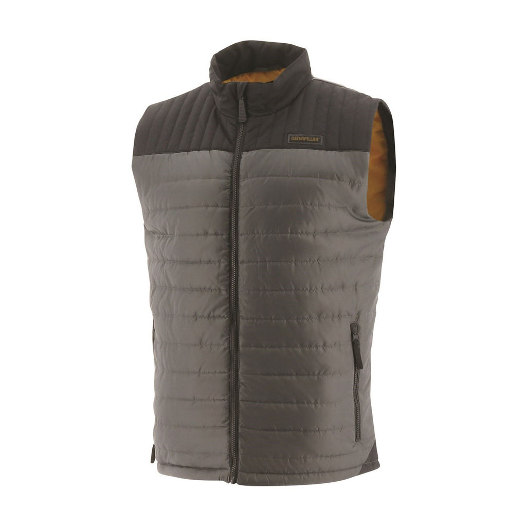 Caterpillar Squall Body Warmer Geïsoleerde Vesten Heren Donkergrijs  Belgie |  WCQTK-3410