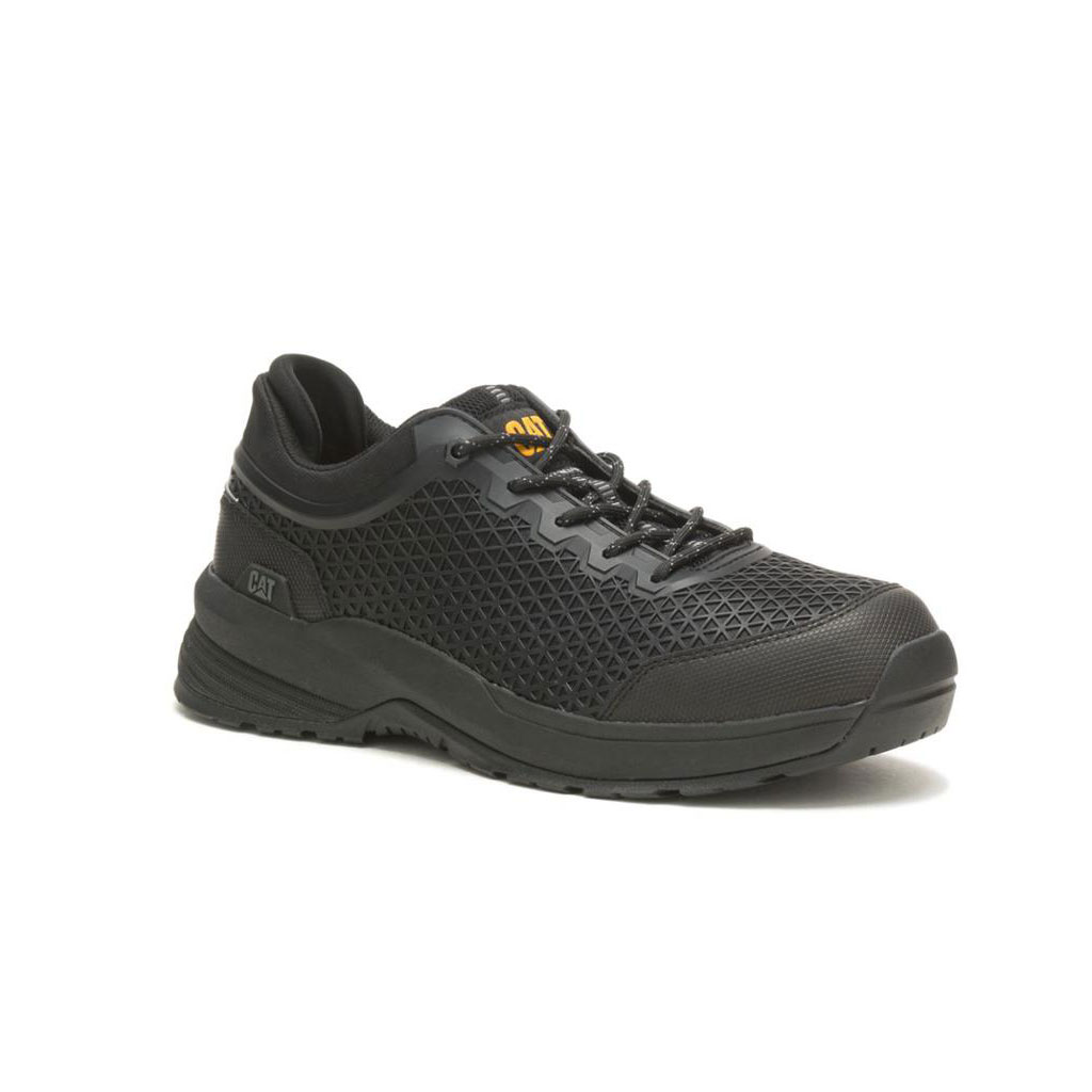 Caterpillar Streamline 2.0 Composite Neus Sneakers Heren Zwart Zwart  Belgie |  KMWLC-2058