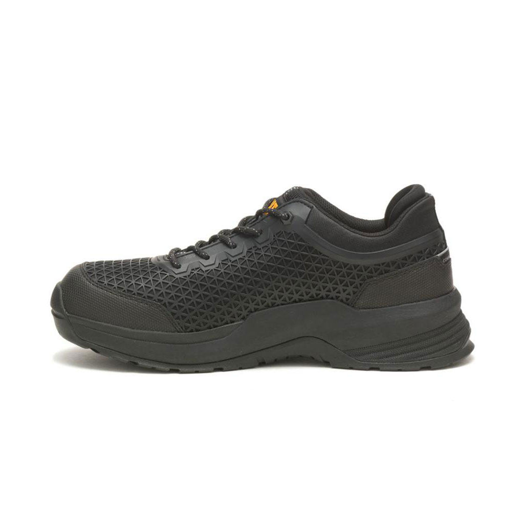 Caterpillar Streamline 2.0 Composite Neus Sneakers Heren Zwart Zwart  Belgie |  KMWLC-2058