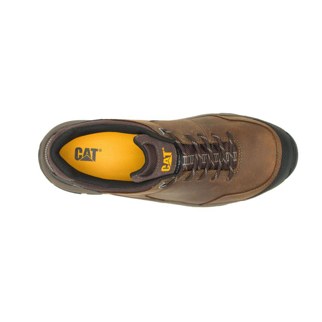 Caterpillar Streamline 2.0 Leren Composite Neus Sneakers Heren Bruin  Belgie |  CUEOW-3256