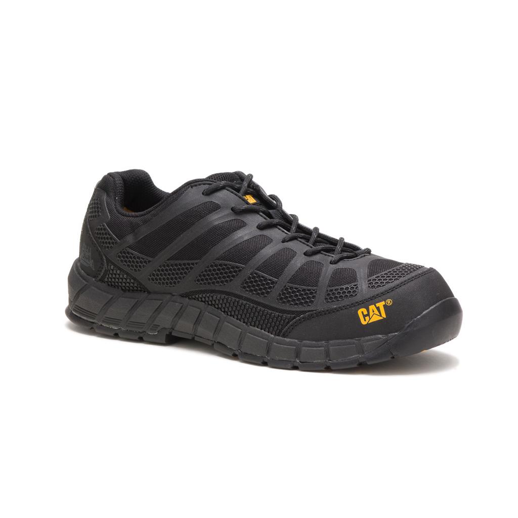 Caterpillar Streamline Composite Neus Sneakers Heren Zwart  Belgie |  HFRBT-7681