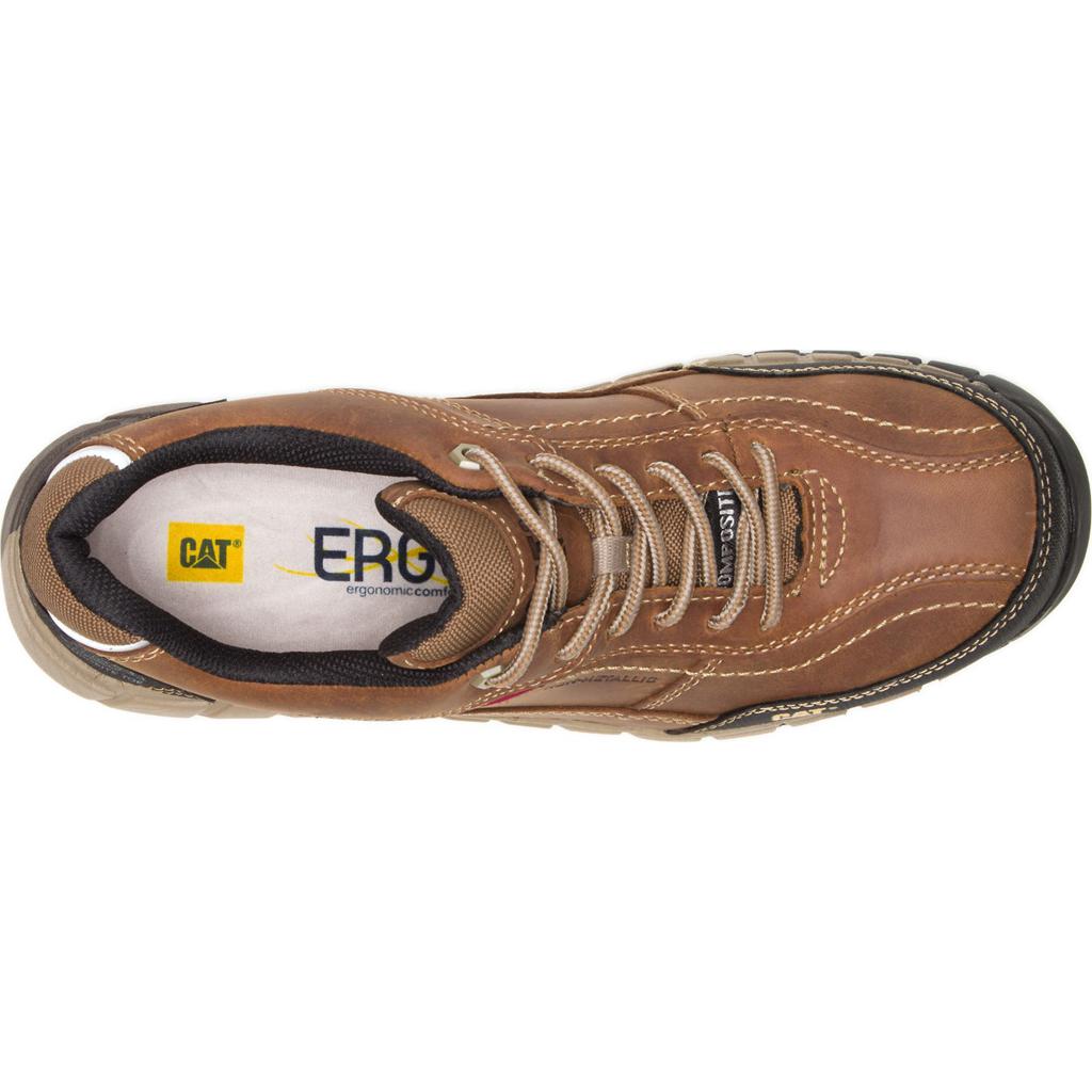 Caterpillar Streamline Leren Composite Neus Sneakers Heren Bruin  Belgie |  MNKQF-5609