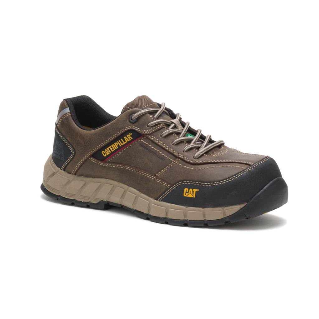 Caterpillar Streamline Leren Csa Composite Neus Werkschoenen Heren Donkergrijs  Belgie |  BWERV-0532