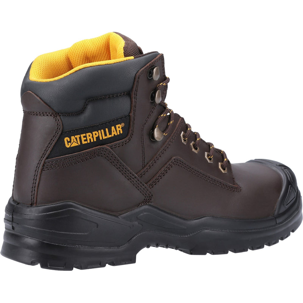 Caterpillar Striver Mid S3 S3 Werklaarzen Heren Bruin  Belgie |  HRVJO-9513