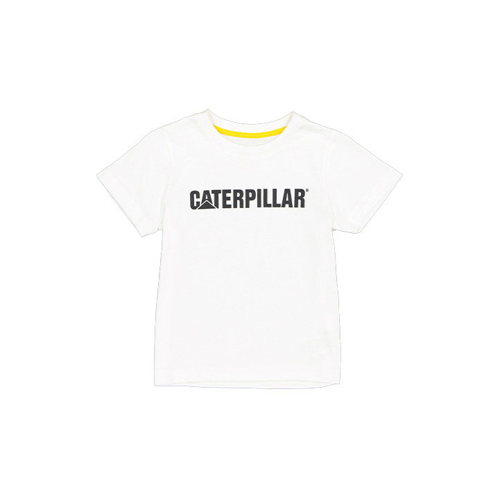 Caterpillar T-shirts Kinderen Wit  Belgie |  MYPOT-4167