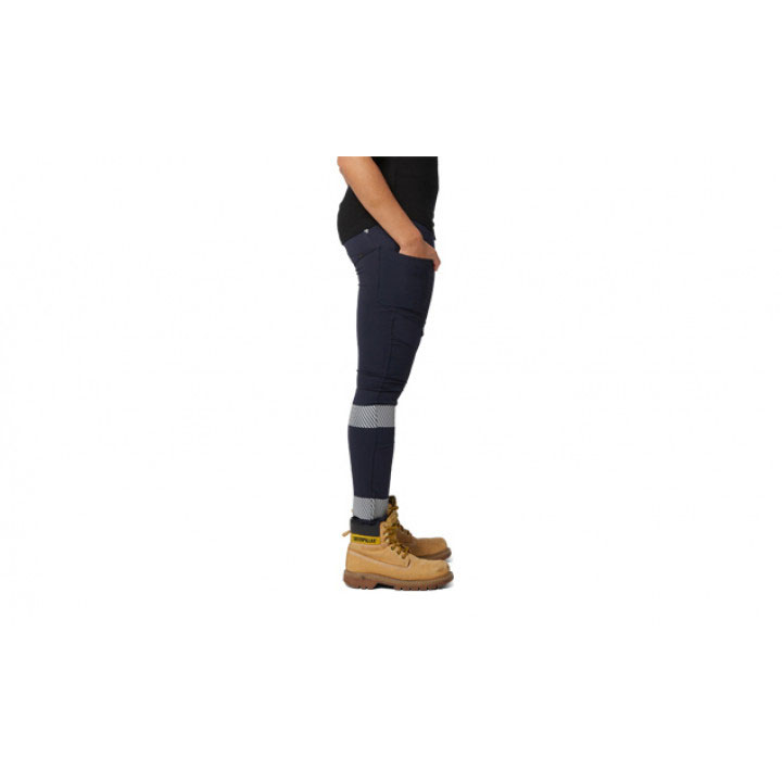 Caterpillar Taped Werk Stretch Legging Dames Donkerblauw  Belgie |  ZVDKG-3498