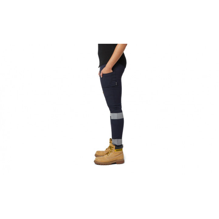 Caterpillar Taped Werk Stretch Legging Dames Donkerblauw  Belgie |  ZVDKG-3498